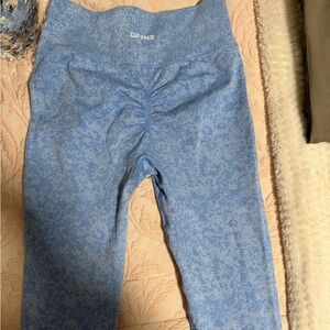 DFYNE Blue Patterned Leggings